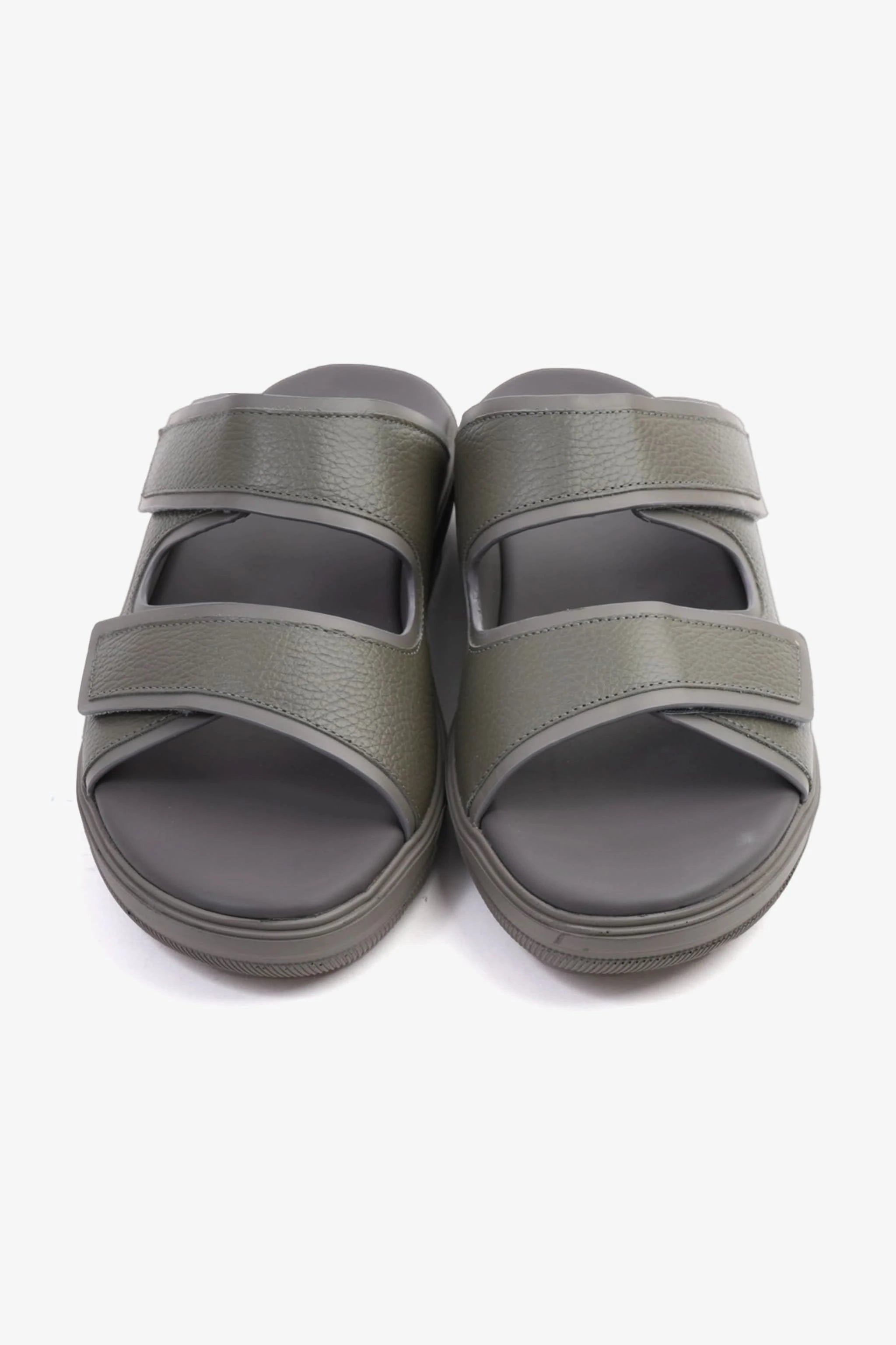 UOMO CAVALIER MENS'S DESIGNER SANDALS WITH STRAP GREY