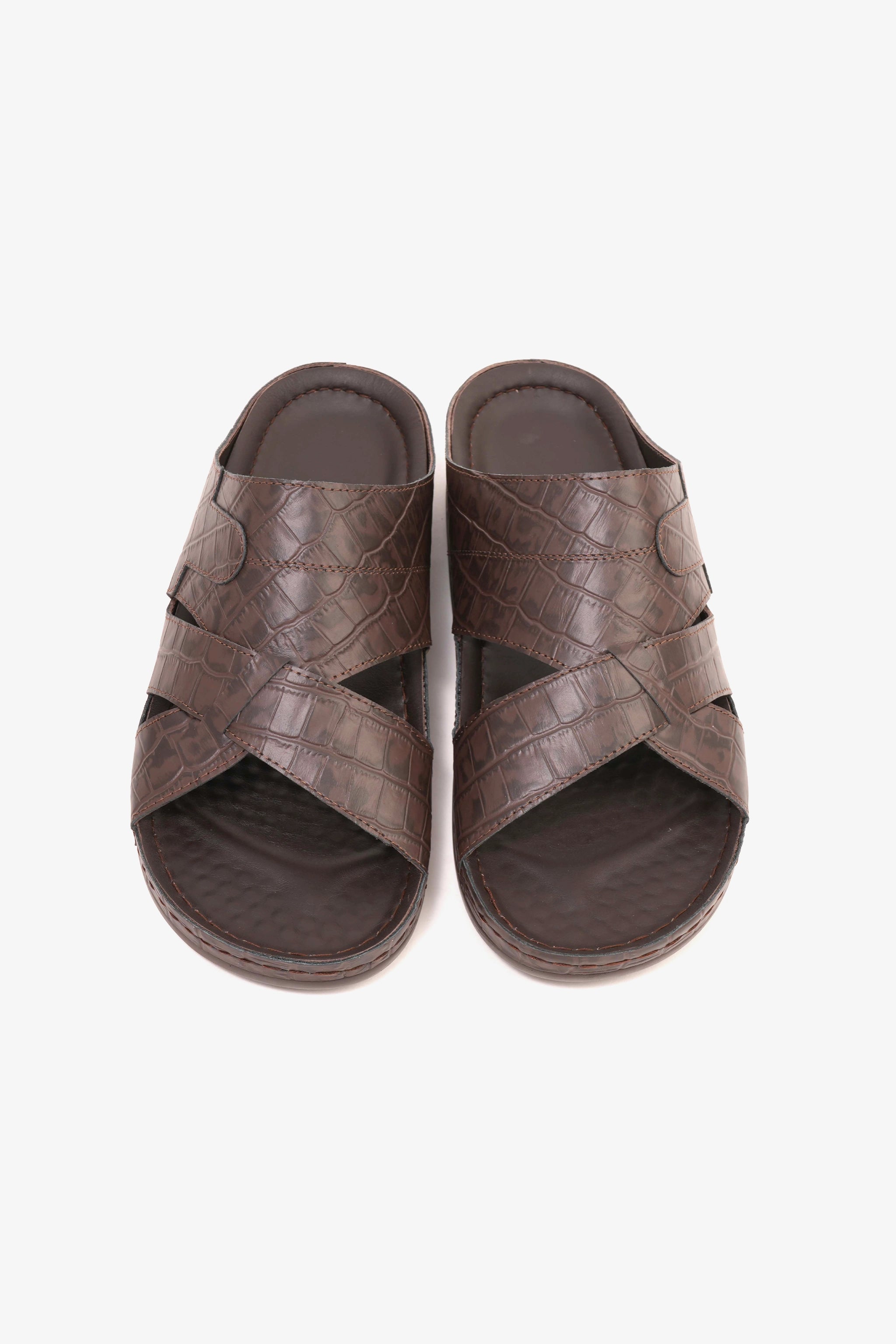 COMFORT PLUS MENS SANDALS  -  AV03 BROWN