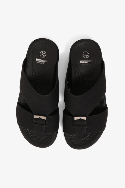 COMFORT PLUS BOYS CLASSIC ARABIC SANDALS BLACK