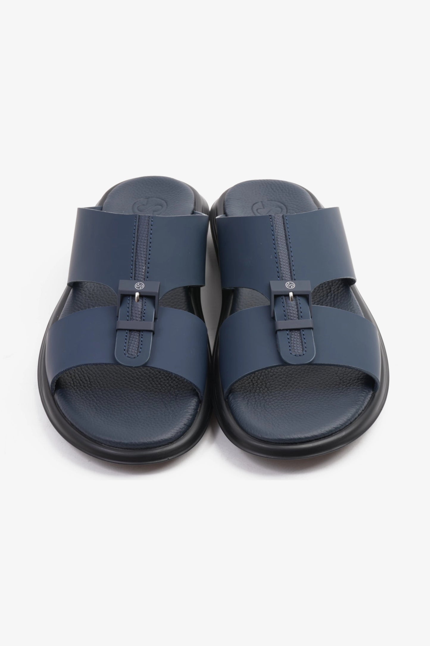 COMFORT PLUS TIMELESS ZIPPER CLOSURE MEN'S SANDALS NAVY