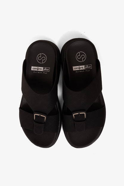 COMFORT PLUS PURE MOTION ARABIC SANDALS BLACK