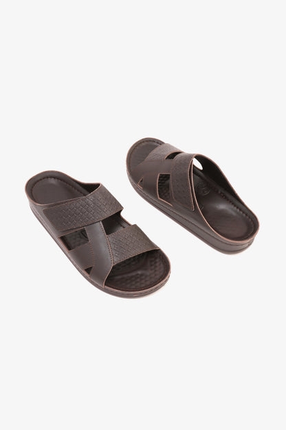 COMFORT PLUS MENS SANDALS  -  AV05 BROWN