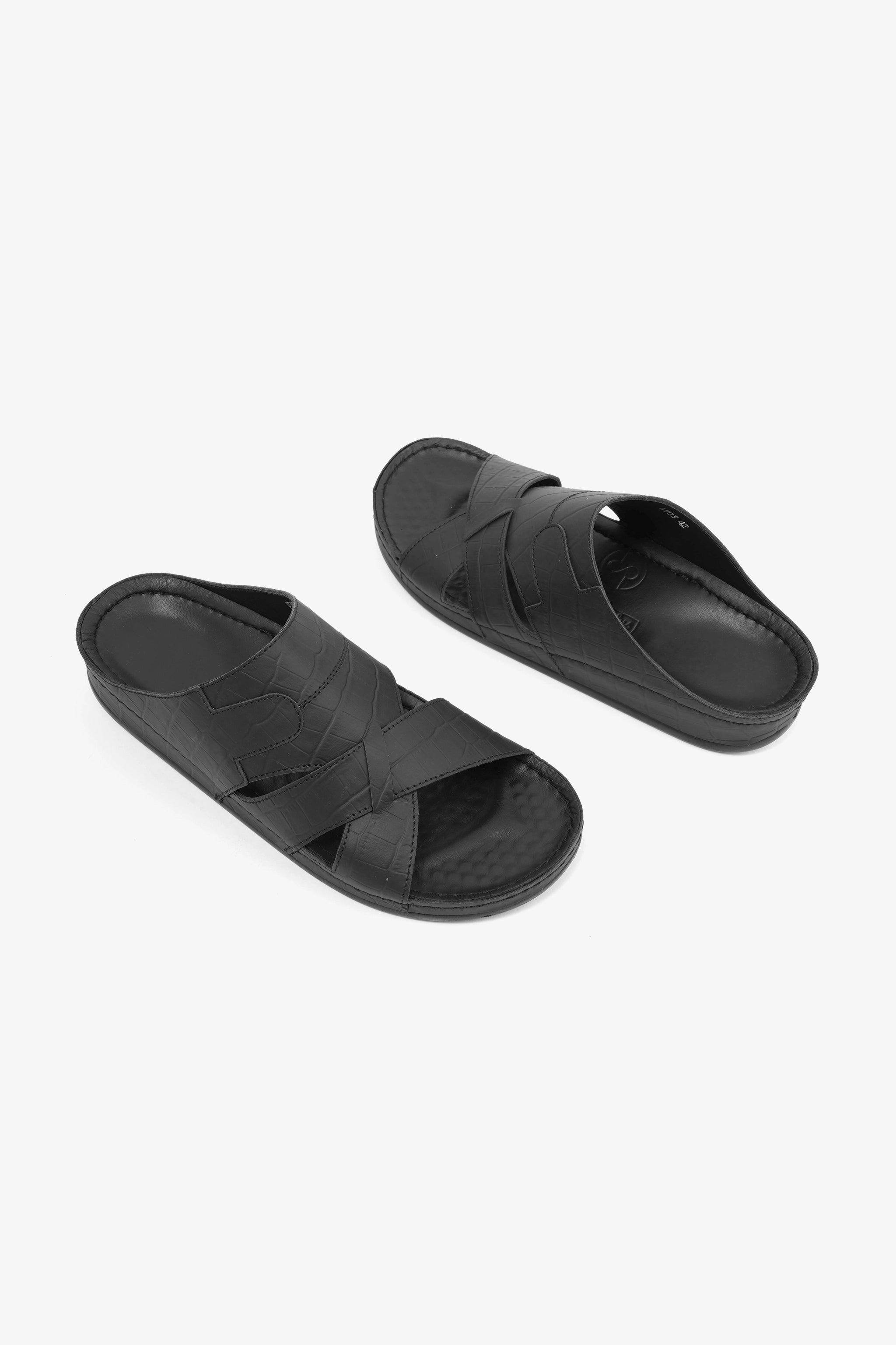 COMFORT PLUS MENS SANDALS  -  AV03 BLACK