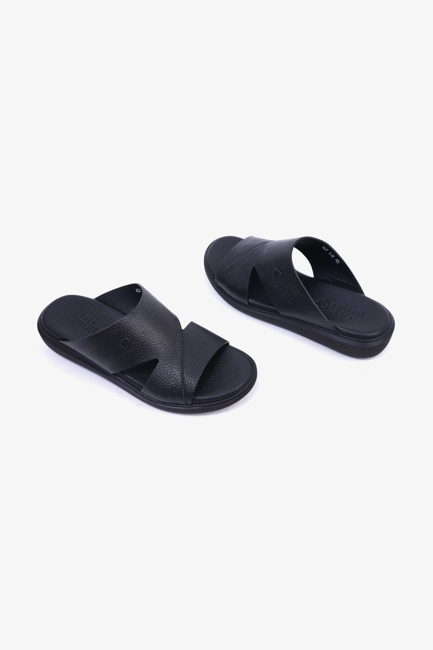 UOMO CAVALIER MENS SANDALS  -  ALP 115 BLACK