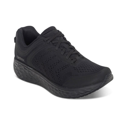 AETREX CHASE ARCH SUPPORT SNEAKERS BLACK/BLACK