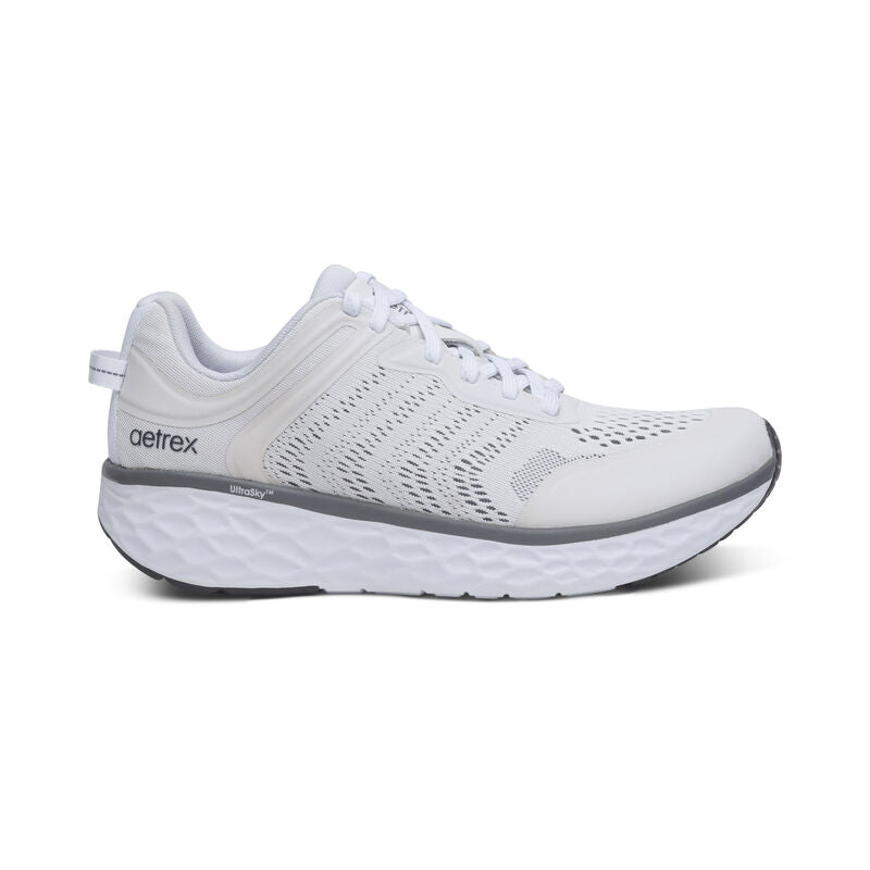 AETREX CHASE ARCH SUPPORT SNEAKERS WHITE