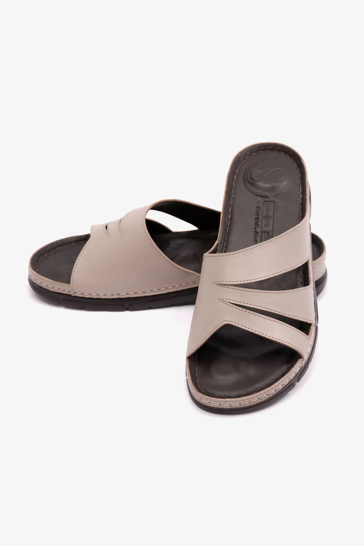 COMFOT PLUS WOMENS SANDALS WITH FLEXIBLE OUTSOLE STONE