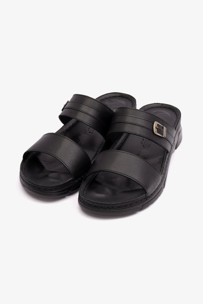 COMFORT PLUS ELEGANT TRIM LADIES SANDAL BLACK