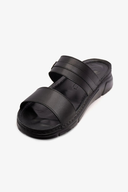 COMFORT PLUS ELEGANT TRIM LADIES SANDAL BLACK