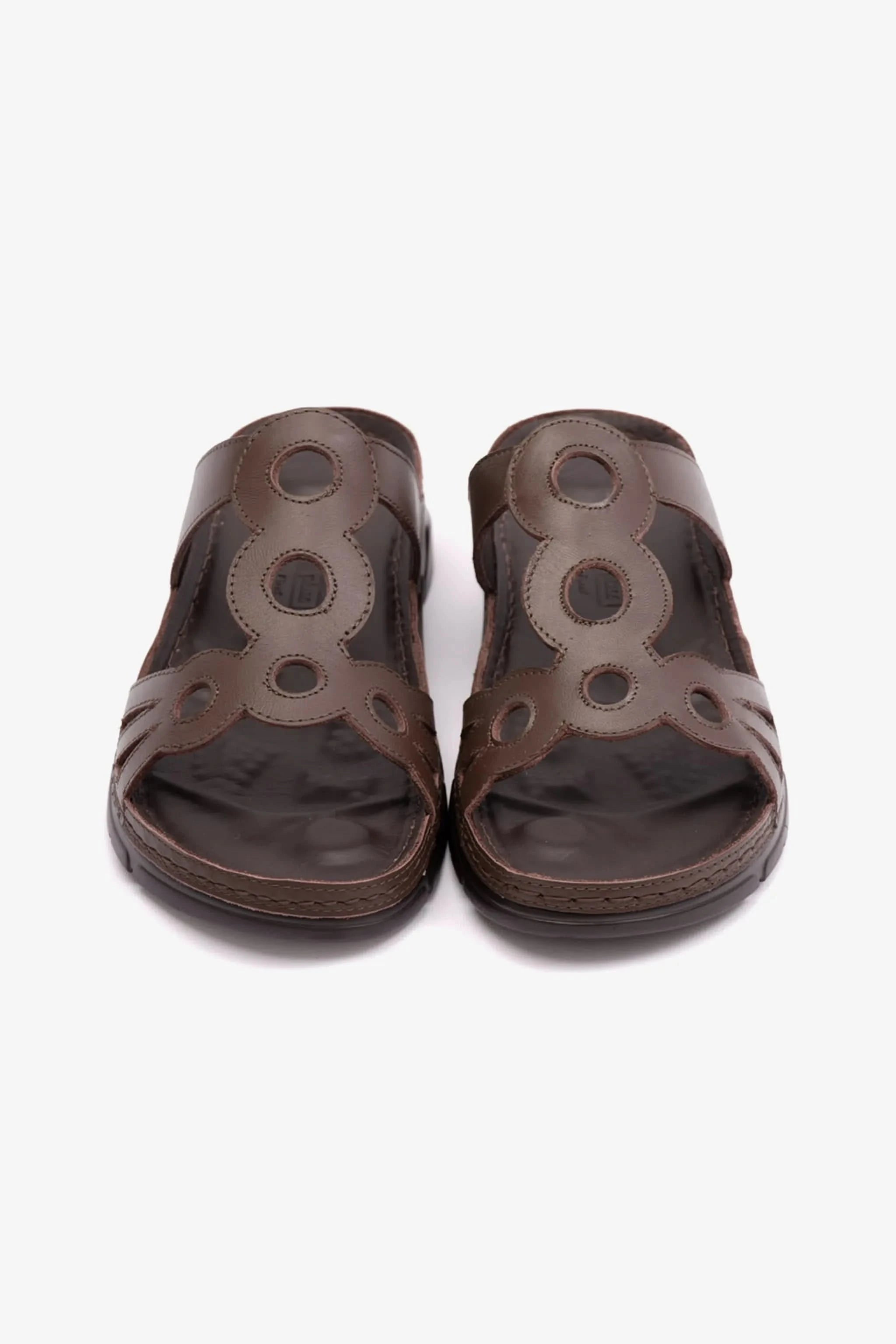 COMFORT PLUS LADIES SANDAL WITH ULTRA MASSAGE POINT BROWN