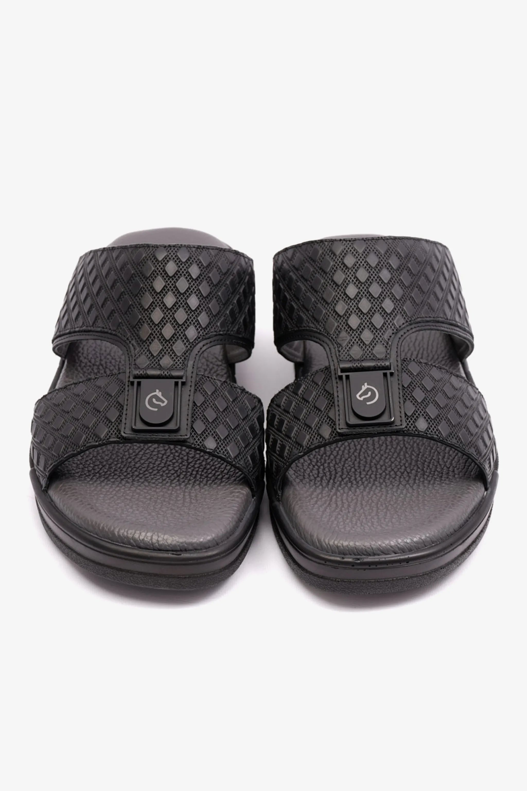 CAVALIER MENS ANTISKID GRIP SANDALS BLACK