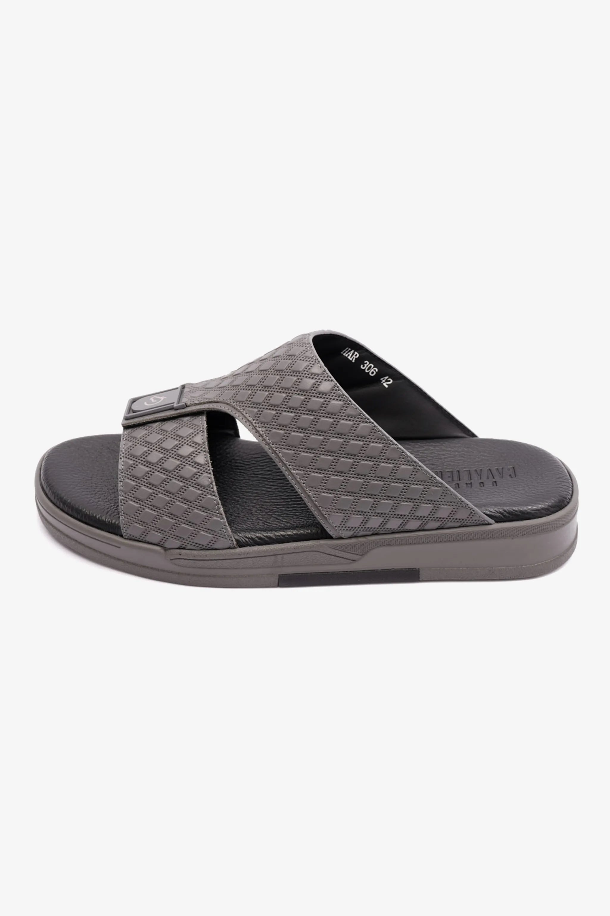 CAVALIER MENS ANTISKID GRIP SANDALS GREY