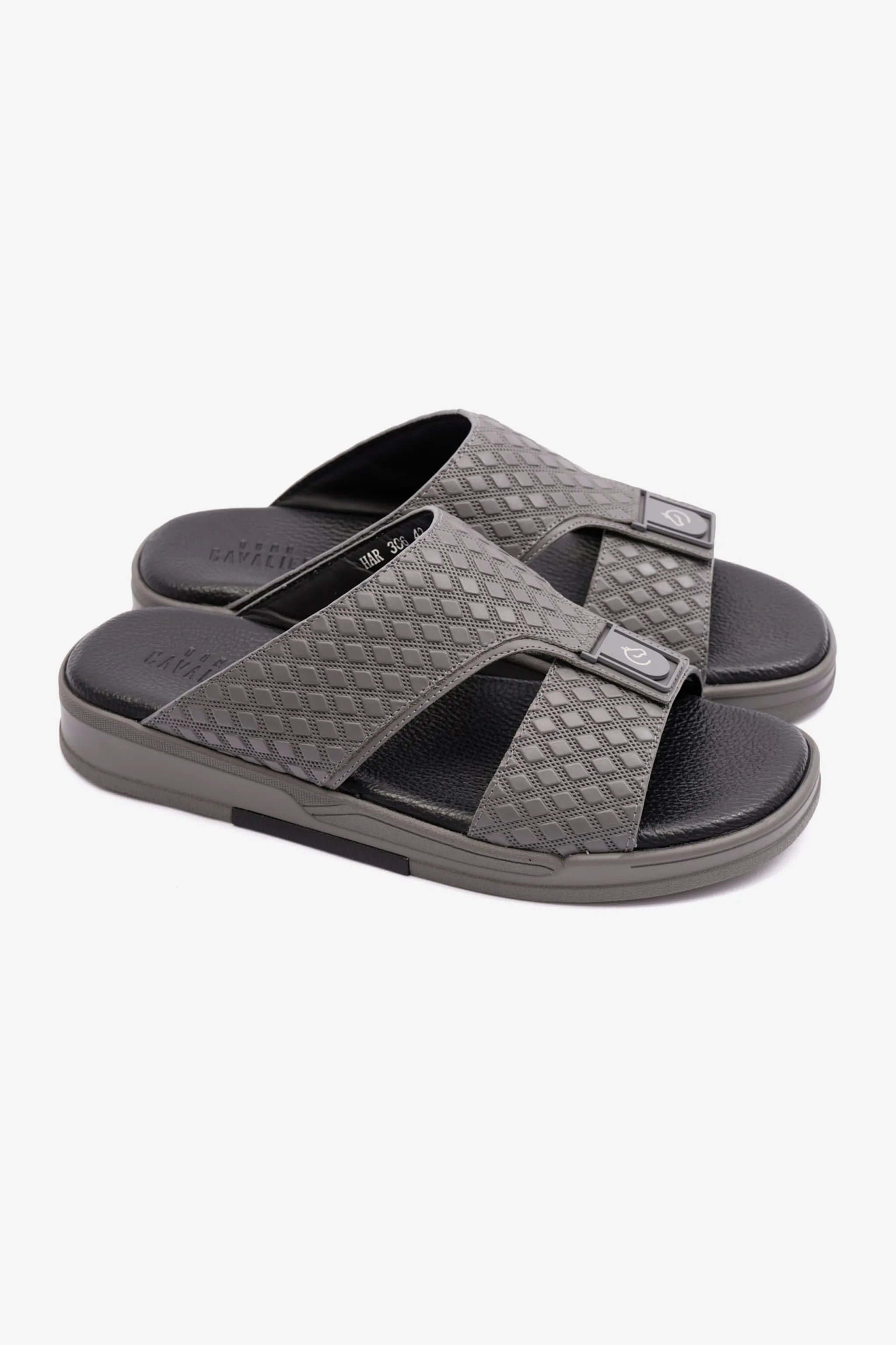 CAVALIER MENS ANTISKID GRIP SANDALS GREY