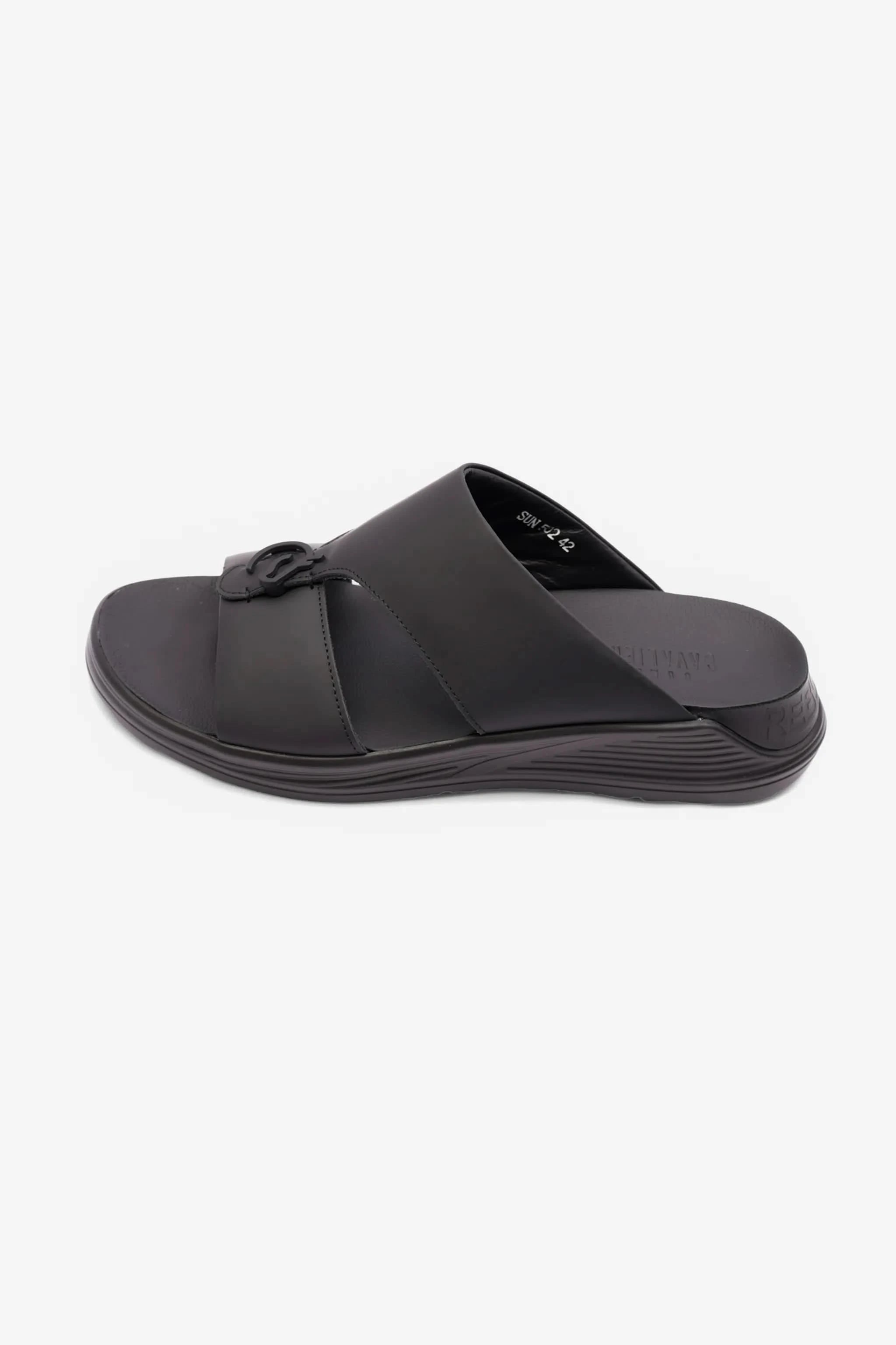 MENS ARABIC CAVALIER SANDALS SUN BLACK