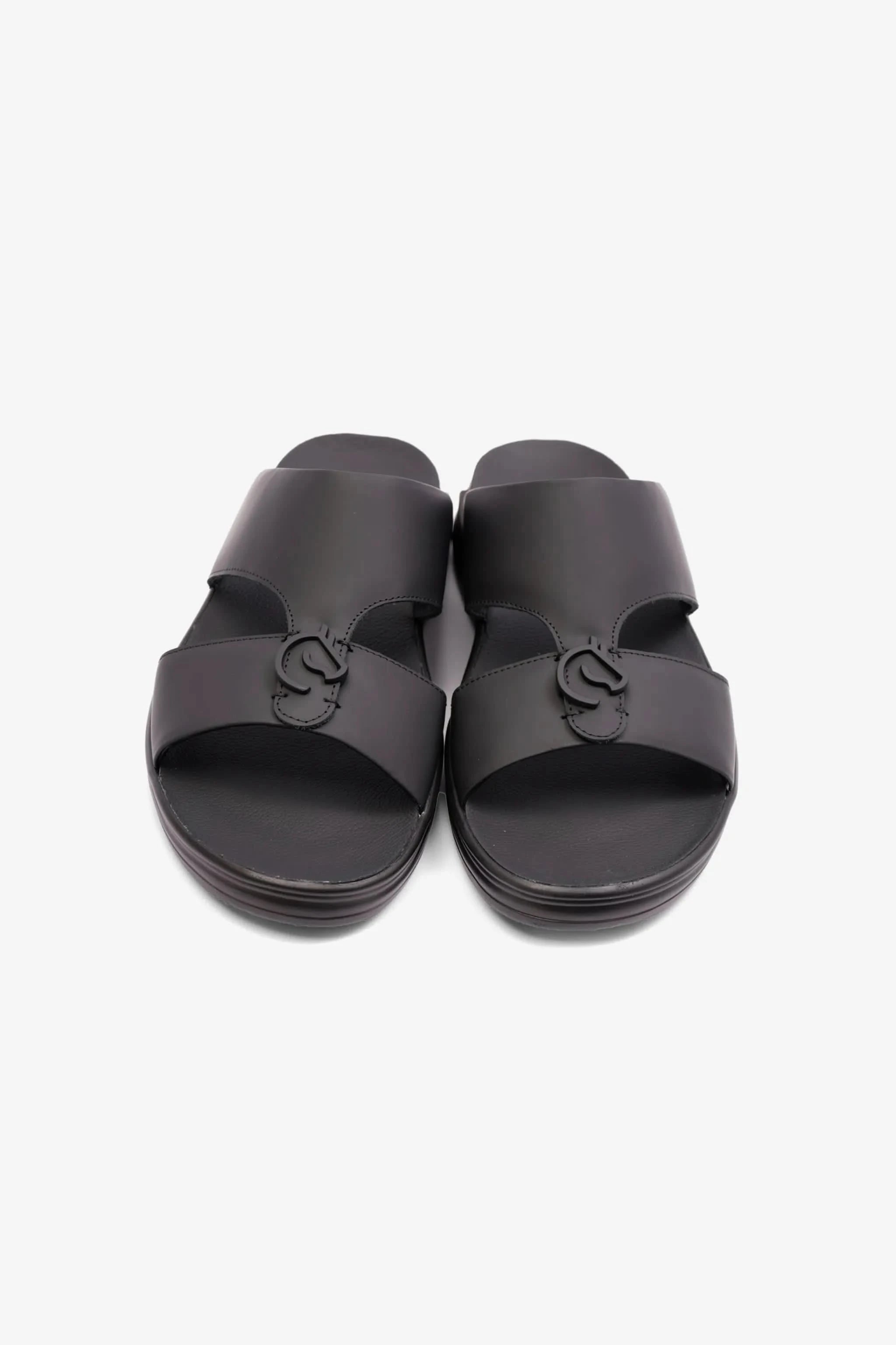 MENS ARABIC CAVALIER SANDALS SUN BLACK