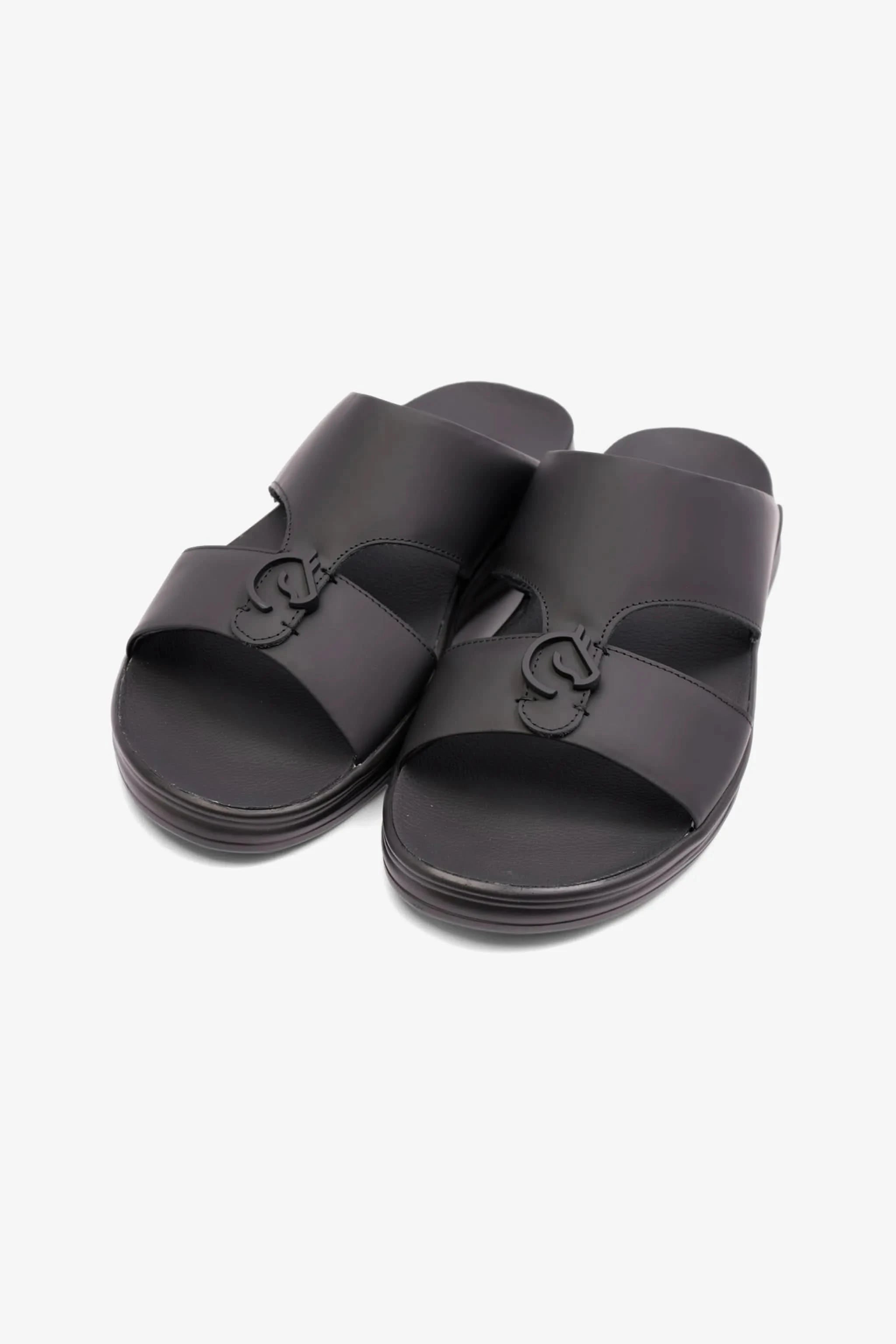 MENS ARABIC CAVALIER SANDALS SUN BLACK