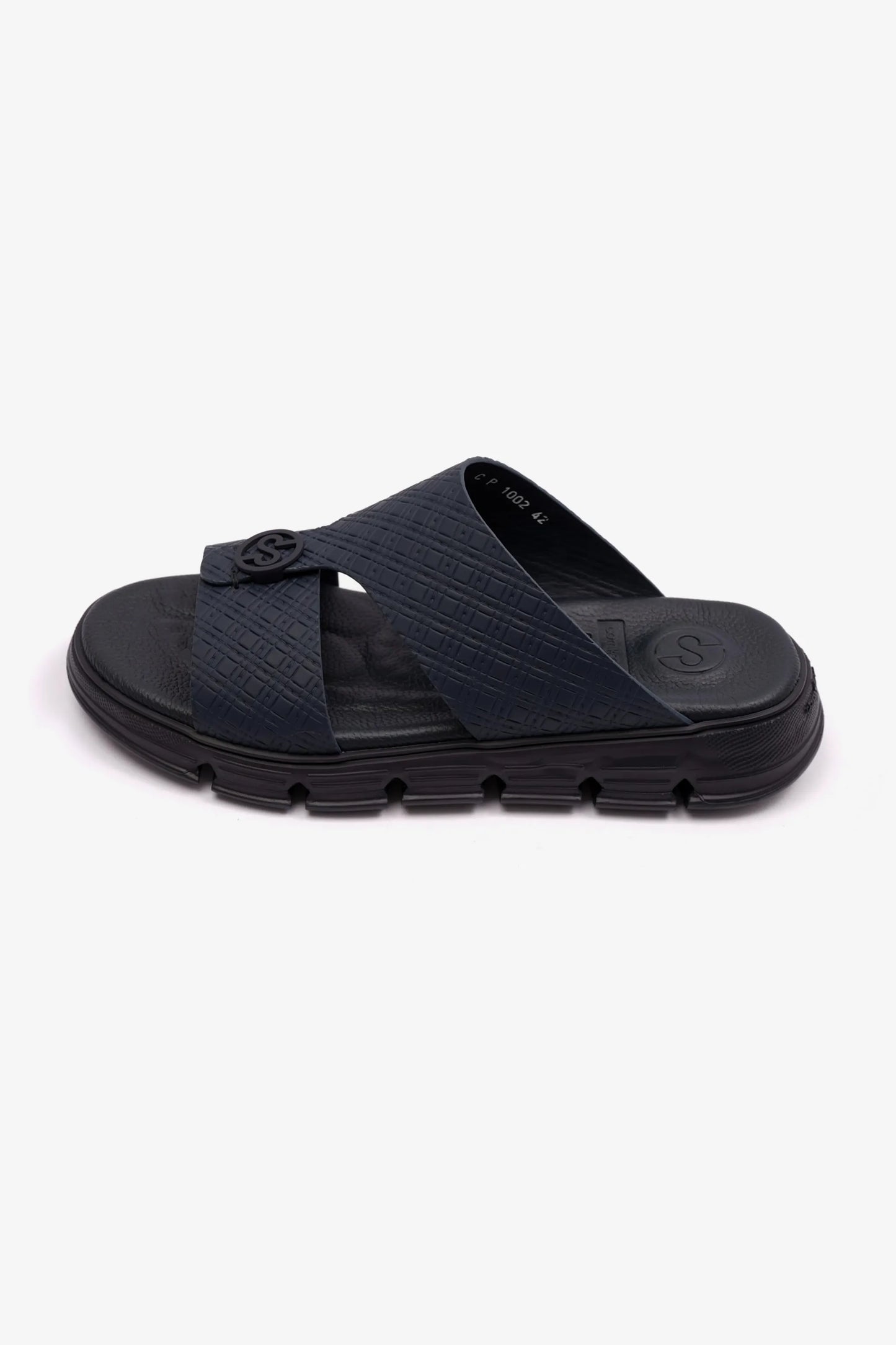 COMFORT PLUS MENS ARABIC ITALIAN OUTSOLE SANDAL NAVY