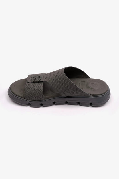 COMFORT PLUS MENS ARABIC ITALIAN OUTSOLE SANDAL GREY