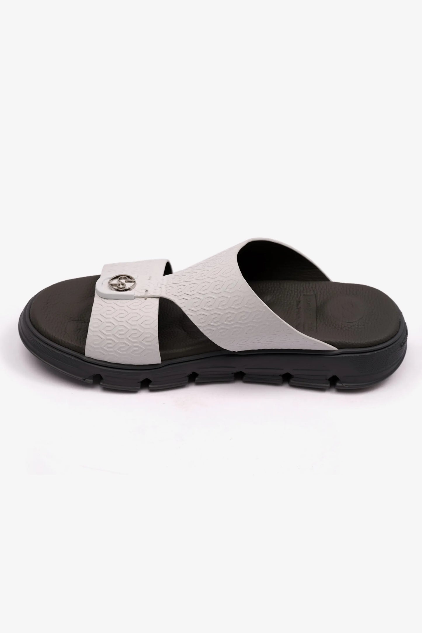 ITALIAN OUTSOLE MENS ARABIC COMFORT PLUS SANDALS WHITE