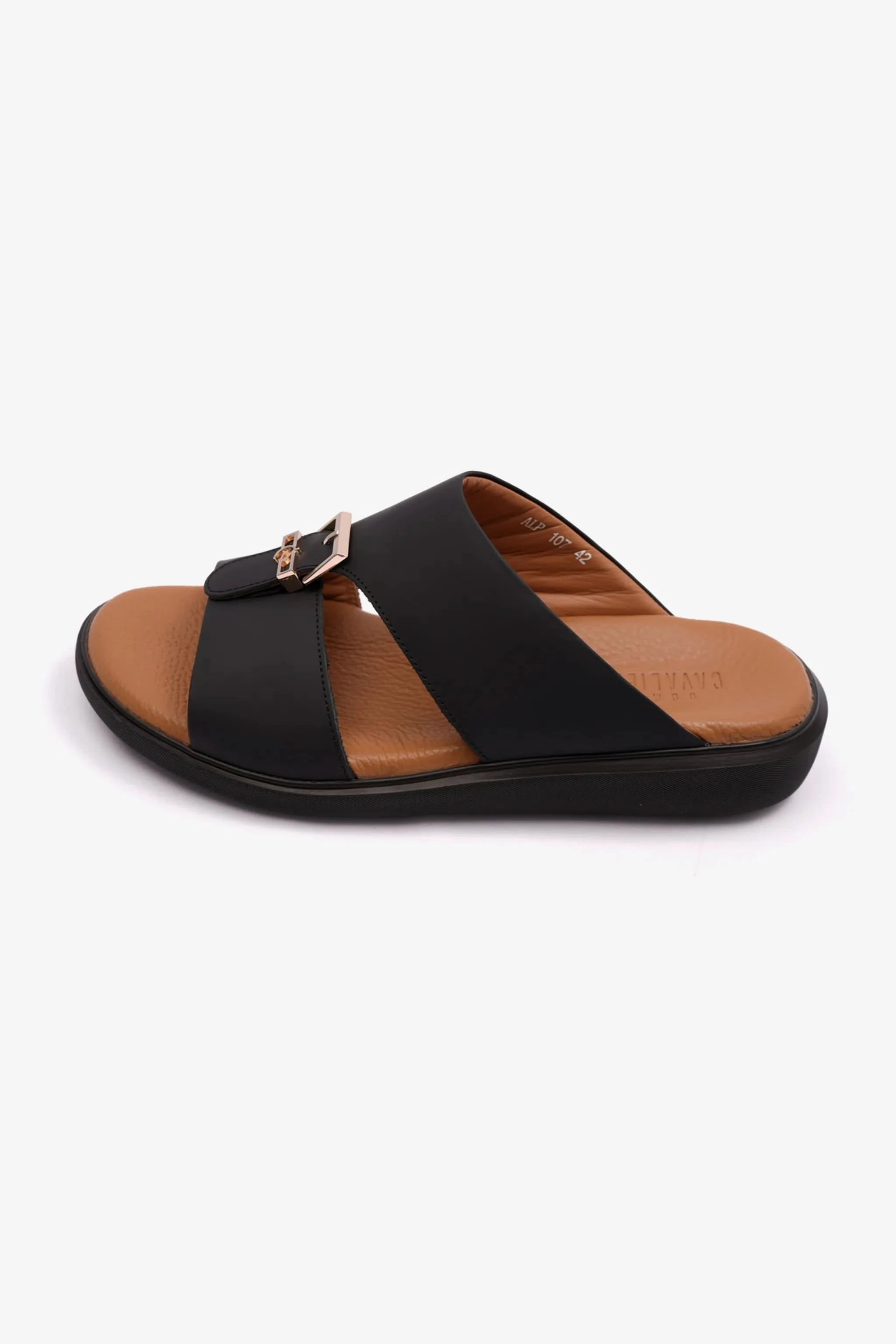 CLASSIC OUTSOLE CAVALIER MENS SANDALS BLACK