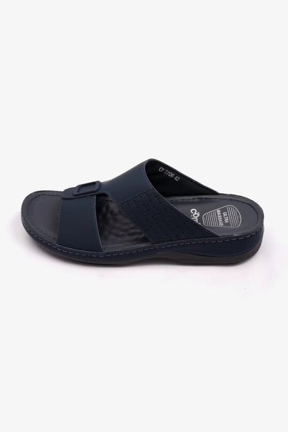 COMFORT PLUS MENS STYLISH TRIM SANDALS NAVY