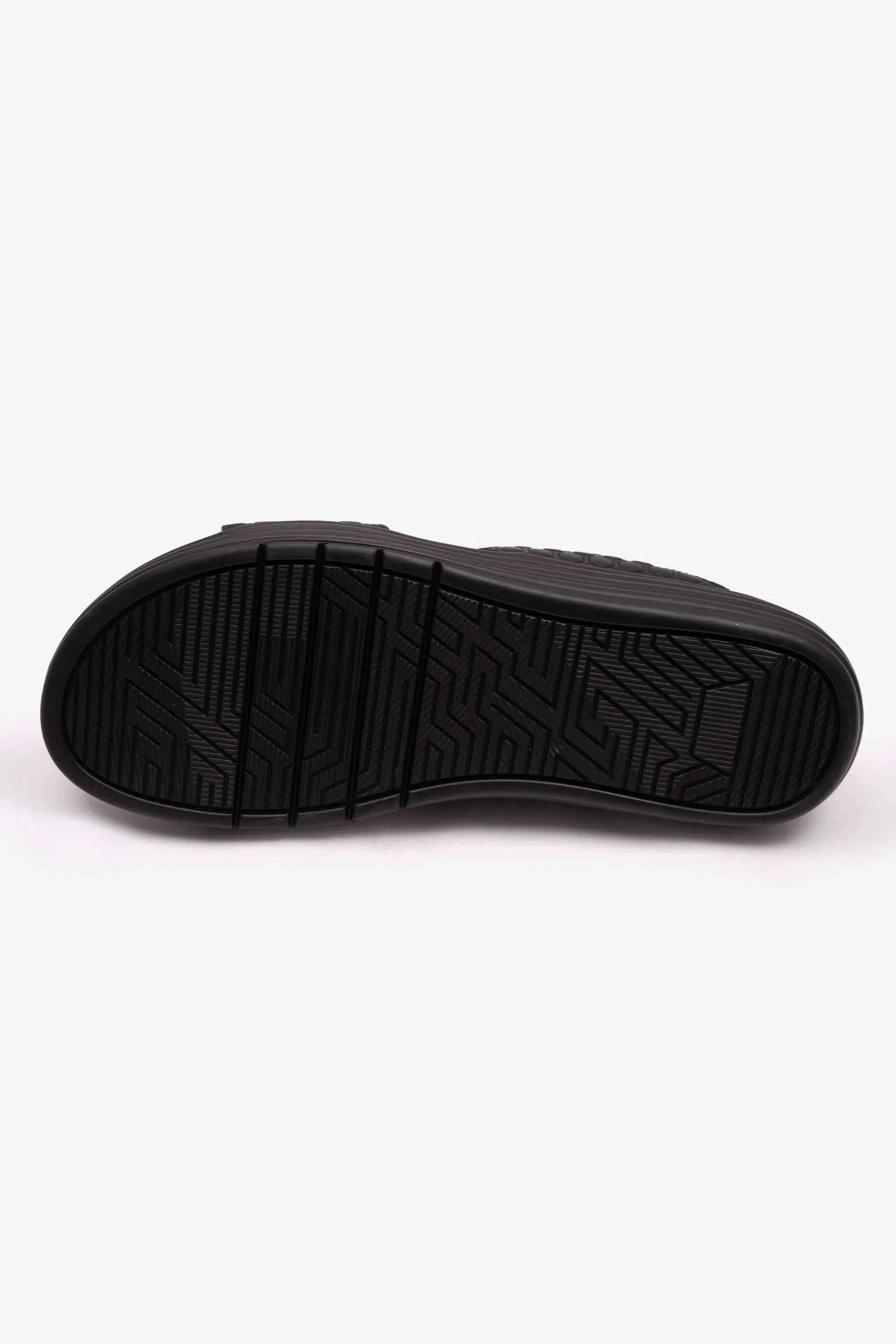 COMFORT PLUS STYLISH MENS ARABIC TRIMS SANDALS BLACK